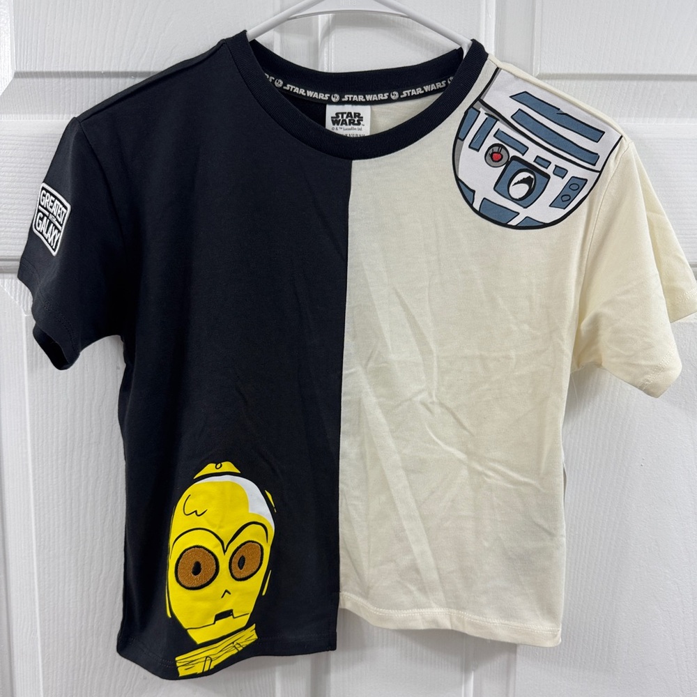Star Wars Kids Black and White Droid T-Shirt